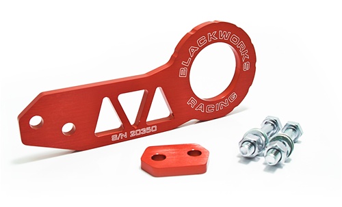 Blackworks Rear Tow Hook with Limited Red