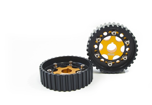 Blackworks B-series Cam Gears Street with gold