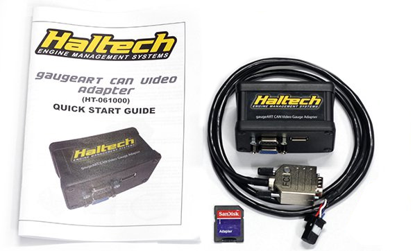 Haltech HT-061000 gaugeART CAN to VGA video Gauge Adapter