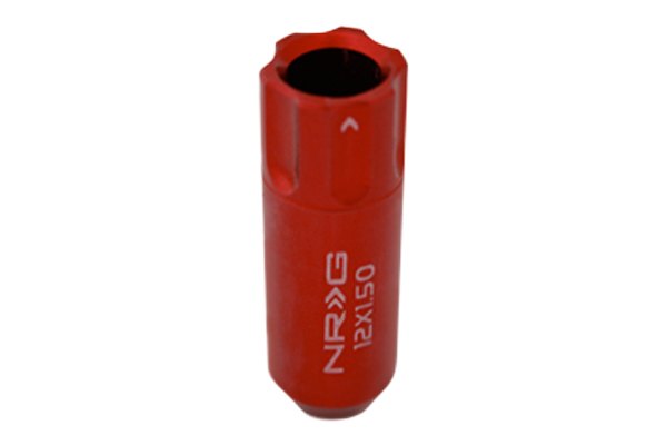 NRG LN-L40RD Extended Lug Nut Lock M12 x 1.5 Set 4PC - Red