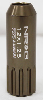 NRG LN-L471Ti Extended Lug Nut M12 x 1.25 Set 4PC - Titanium