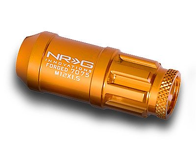 NRG LN-L71RG Lug Nut Lock M12 x 1.25 Set 4PC - Rose Gold