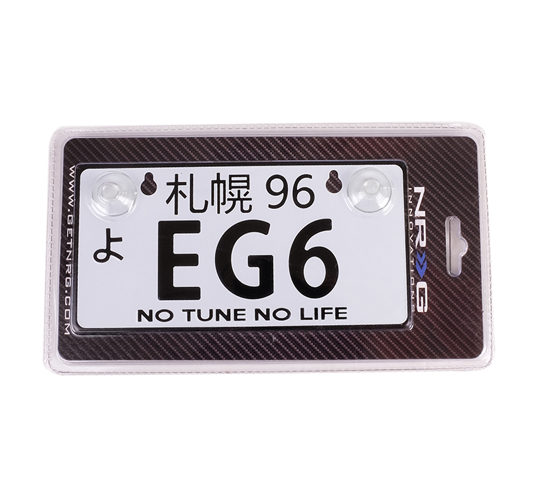 NRG MP-001-EF9 JDM Mini License Plate for EF9