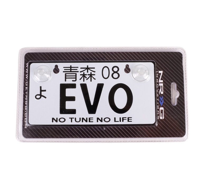 NRG MP-001-EVO JDM Mini License Plate for EVO