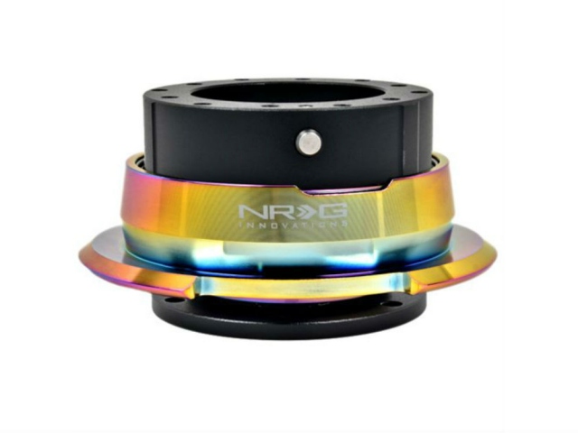 NRG SRK-280BK-C/GD 2.8 Quick Release Black Body-Chrome Gold Ring