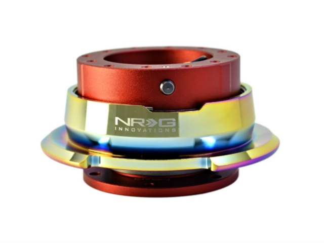 NRG SRK-280RD-MC Quick Release - Red Body/Neo-Chrome Ring