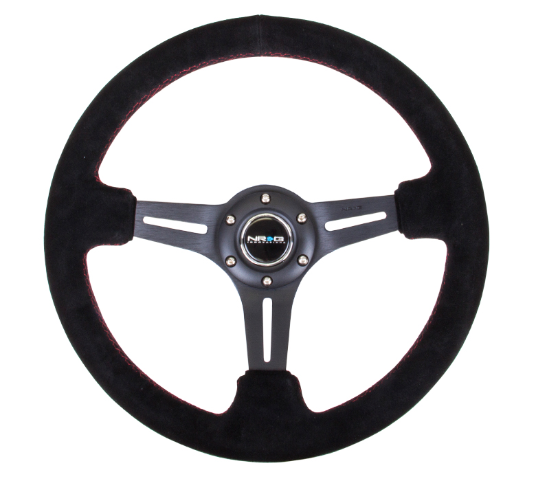 NRG ST-018S Sport Steering Wheel (3" Deep) 350mm