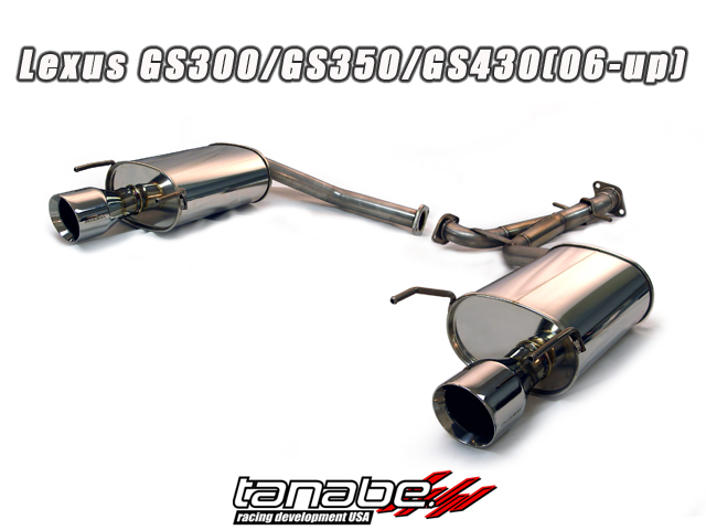 Tanabe Medalion Touring Cat Back Exhaust for 2006 Lexus GS300