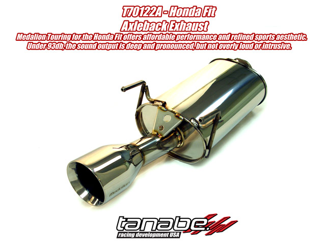 Tanabe Medalion Touring Cat Back Exhaust for 07-08 Honda Fit