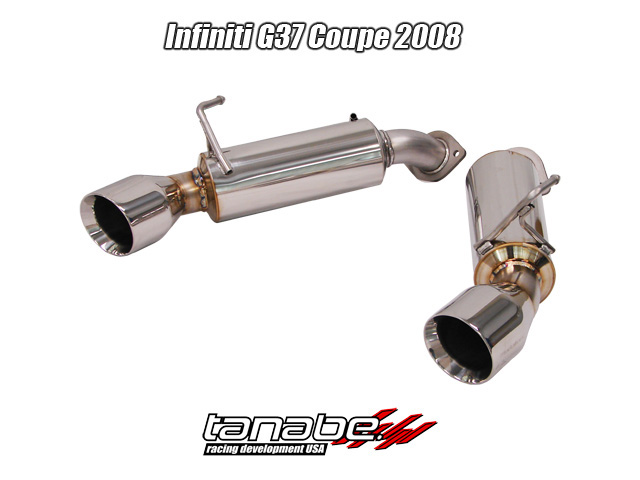 Tanabe Medalion Cat Back Exhaust for 08-11 Infiniti G37 Coupe
