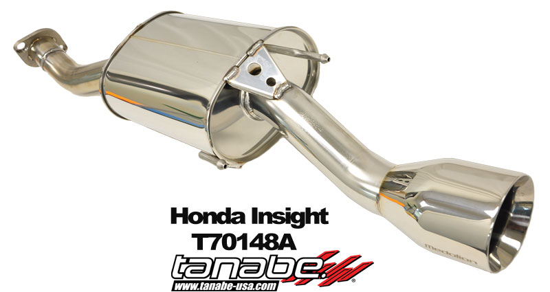 Tanabe Medalion Touring Cat Back Exhaust for 10-11 Honda Insight