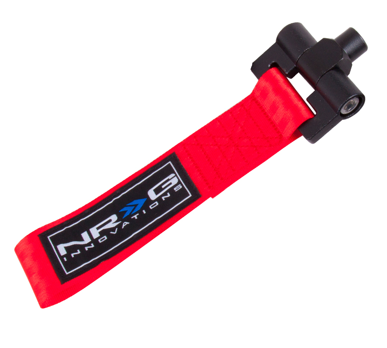 NRG TOW-130RD Bolt in Tow Strap Red for 2000-2008 Honda