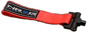 NRG TOW-142RD Bolt in Tow Strap - Red for 2002-2003 Nissan/Infi.