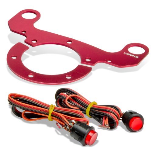 NRG WDD-101RD Steering Dual Switch - Extended Kit Red
