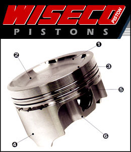 Wiseco K651M865 kits Hyundai 4B11-T 2008+ Spherical Dish - Click Image to Close